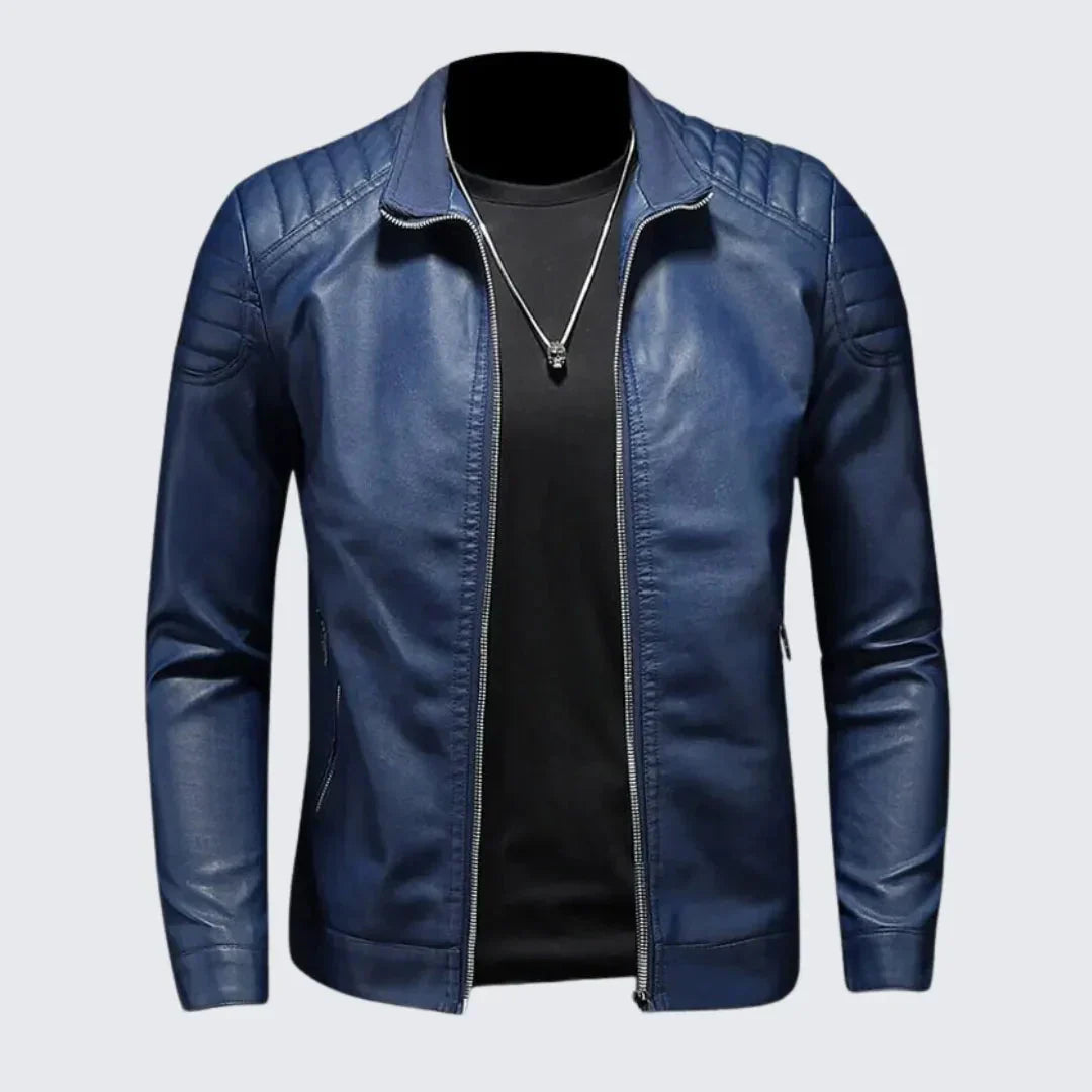 Chaqueta Masculina de Cuero Berlín