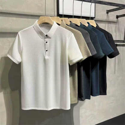 [Paga 3, Lleva 5] Kit de Camisas Polo de Seda Hielo + REGALOS: 3 Bermudas, Gafas de Sol y Reloj