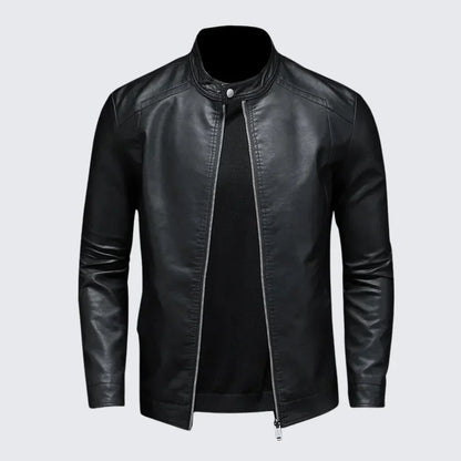 Chaqueta Masculina de Cuero Raven